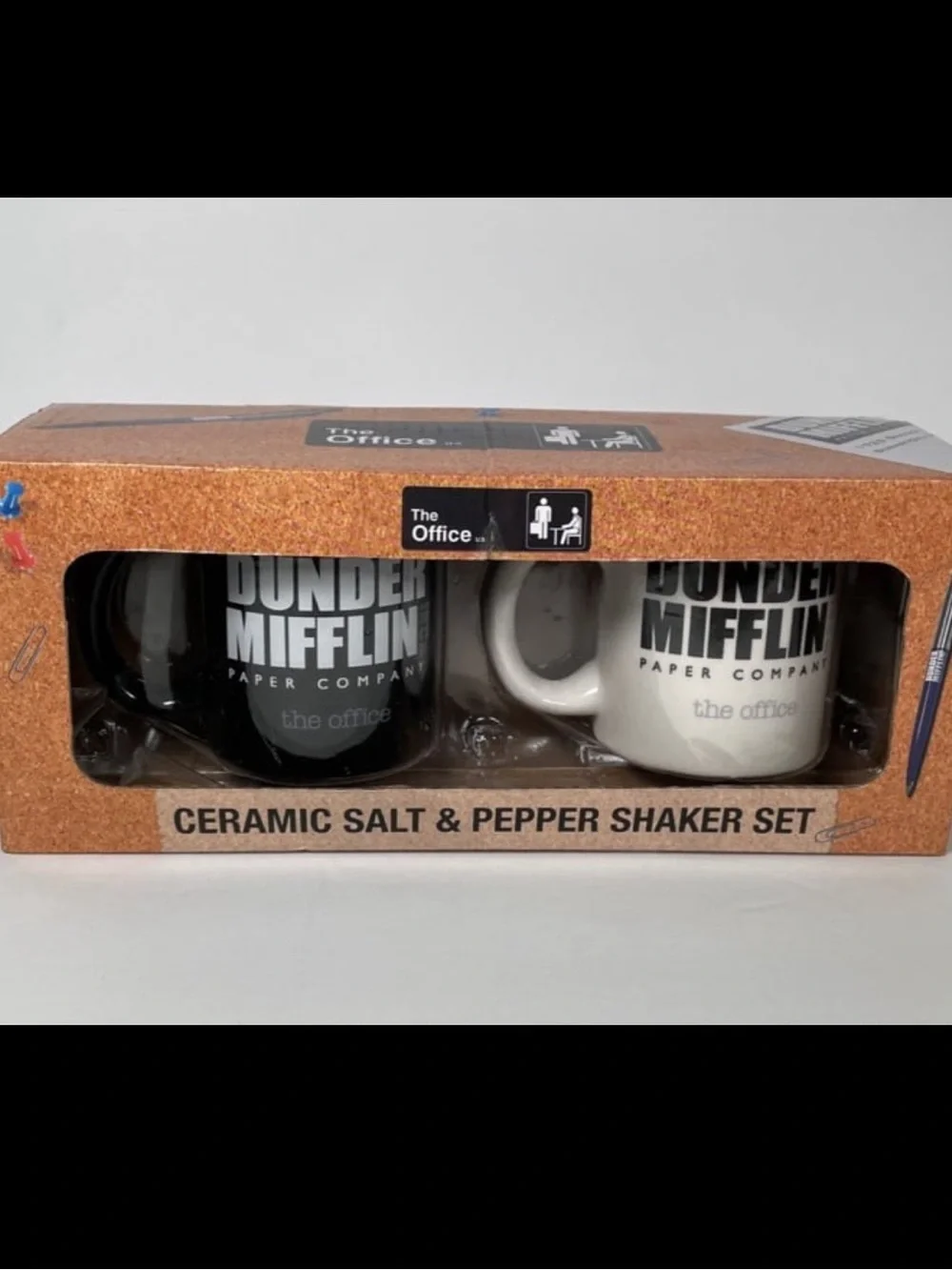 The Office Ceramic Salt and Pepper Shaker Set